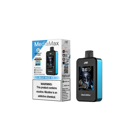 Puff 40K JNR Mediamax – Cigarette Électronique Jetable 40 000 Taffs Pas Cher | Livraison Rapide