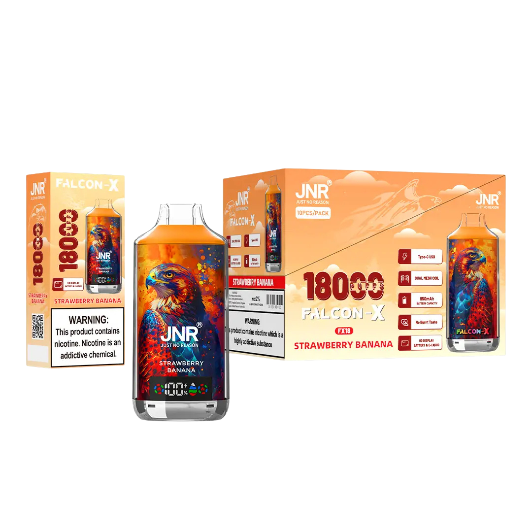 Carton 10 Puff 18k Falcon-X | Nouveauté 🇫🇷